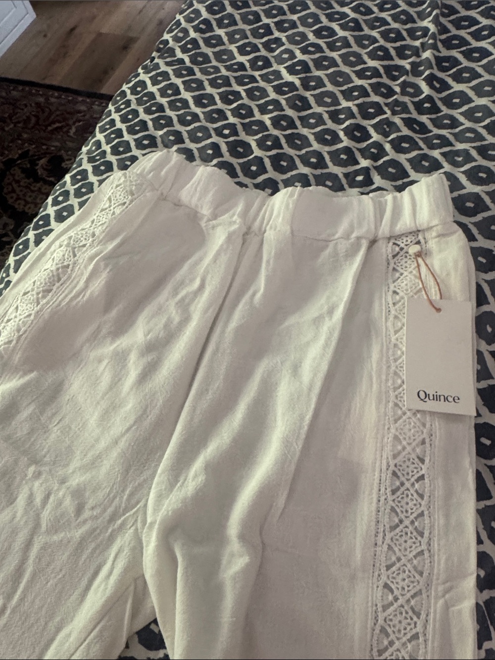 Quince Cute gauze/ linen pant set NWT - Picture 3 of 6